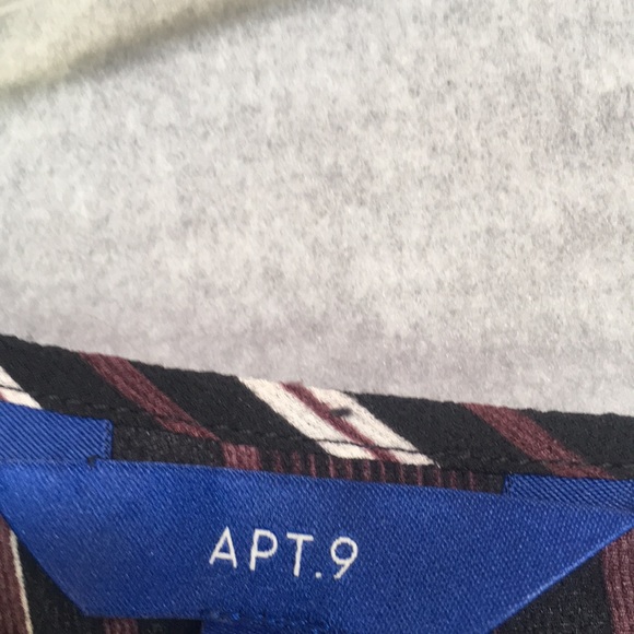 APT 9 Renascence Festival Comfy Extra Long Line Stretch Slimming Vertical Stripe - Picture 12 of 15